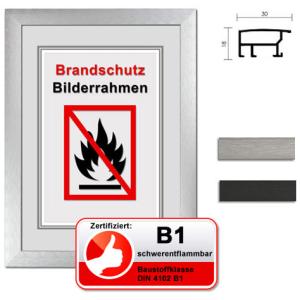Categoría estándar B1 marco protección contra incendios "Econ amplio"