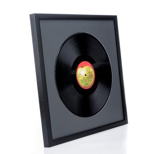 Marco de madera Top Cube para discos de vinilo