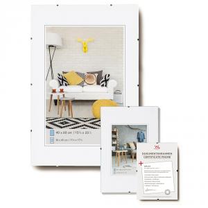 Portafotos de clip sin marco con marco de clip de fotos de vidrio acrilico perfecto para el hogar y la oficina 30x40 cm 