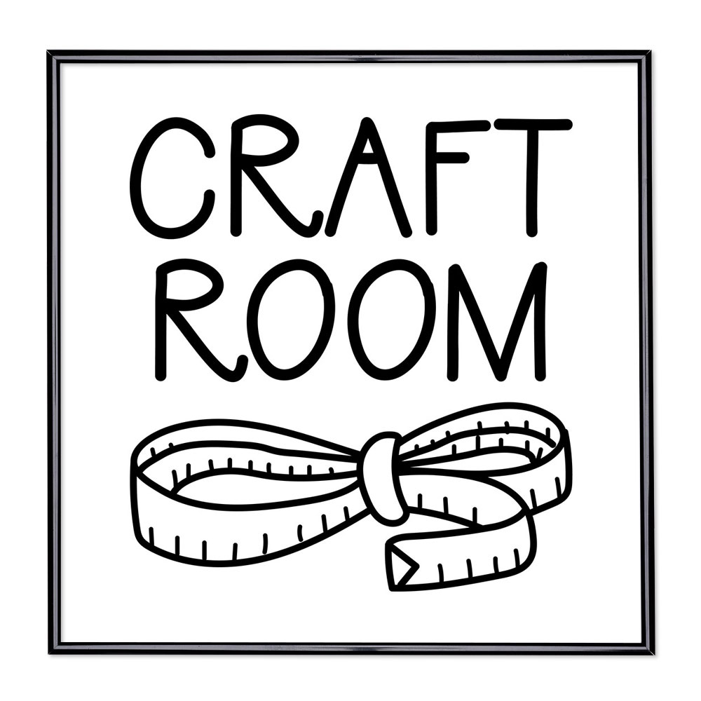 Marco con el lema - Craft Room 