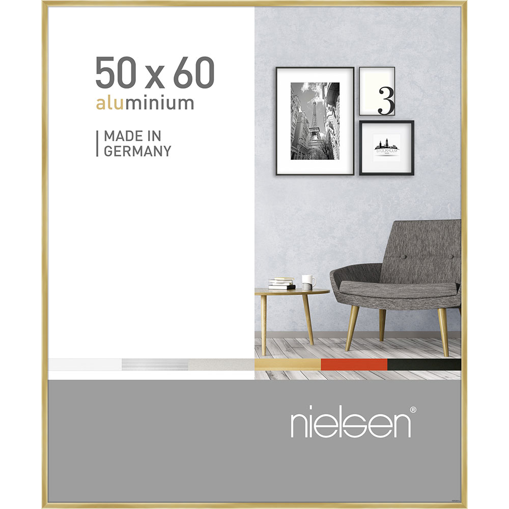Nielsen de aluminio Pixel 50x60 cm - brillante - vidrio standard | Todomarcos.es